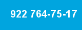 922 764-75-17